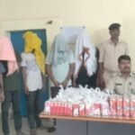 जामताड़ा : अवैध विदेशी शराब के साथ पांच शराब तस्कर गिरफ्तार, बिहार भेजने की थी तैयारी