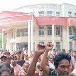 झरिया : आउटसोर्सिंग में हो रहे ब्लास्टिंग से घरों में पड़ रहे दरार, ग्रामीणों ने किया थाना का घेराव