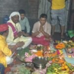 झरिया : डिगवाडीह में विवादों के बीच पुलिस की मौजूदगी में हुआ गणेश महोत्सव का भूमि पूजन