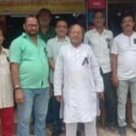 झरिया : भू धंसान के खिलाफ कोयलांचल नागरिक मंच ने  झरियावासियों को काला बिल्ला लगाकर जताया अपना विरोध